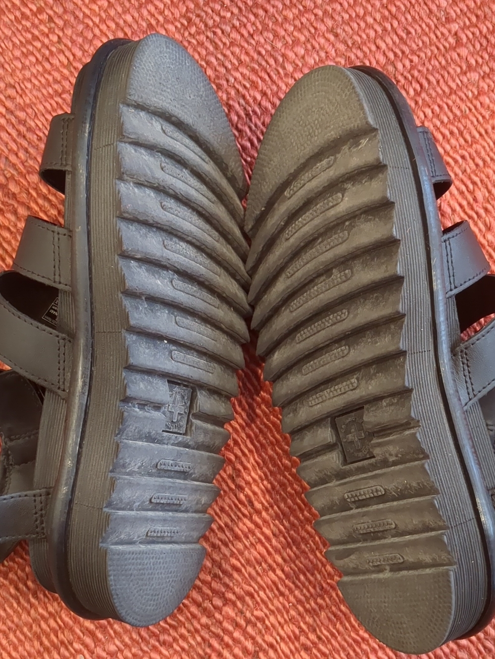 Dr. Martens Black Blaire Flatform Sandals 38 Size 7 - Picture 7 of 12